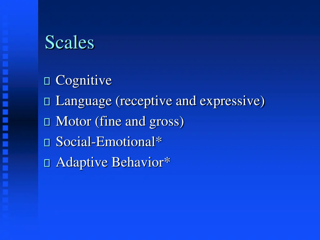 scales