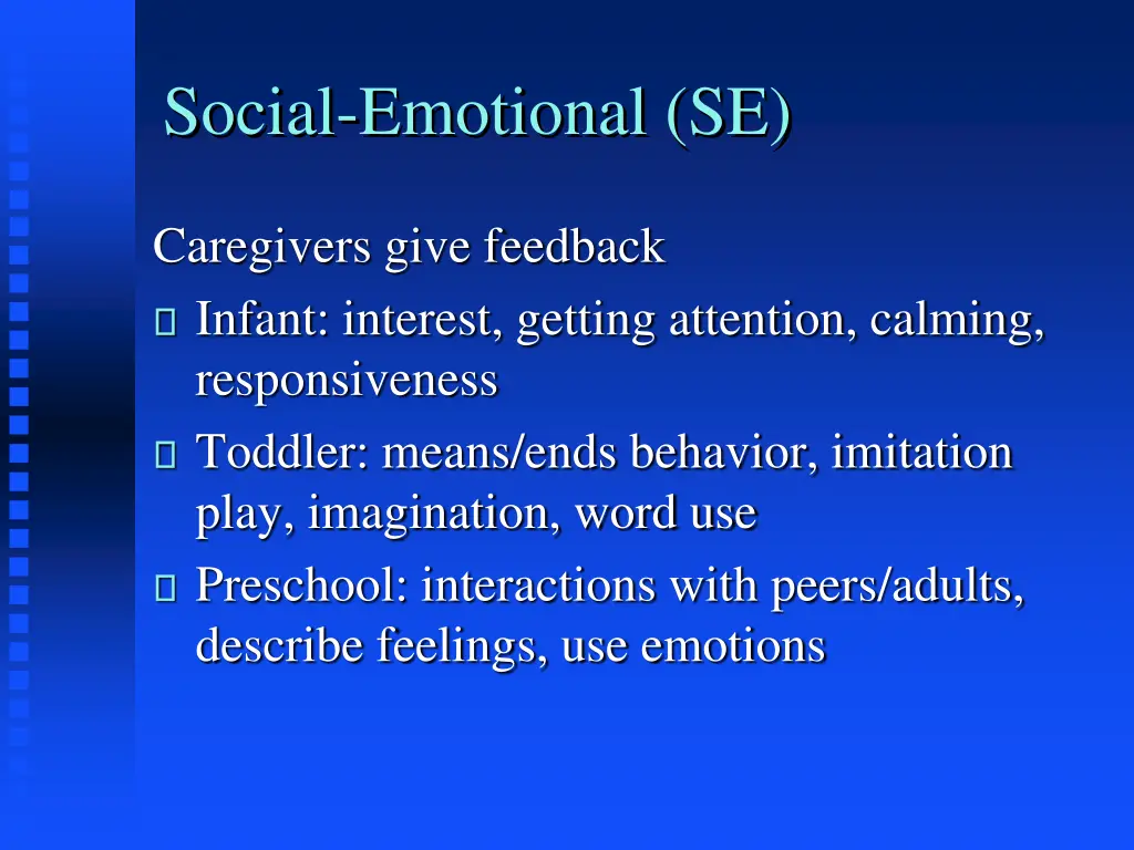 social emotional se