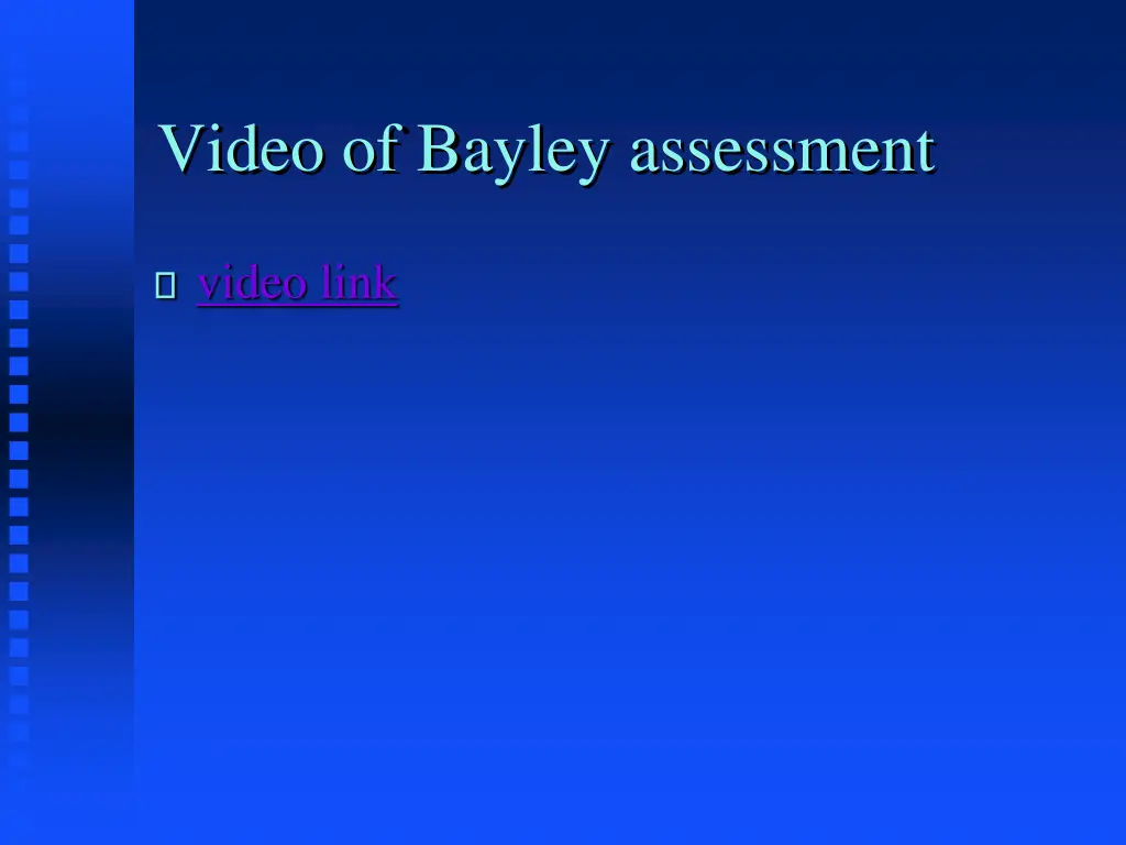 video of bayley assessment