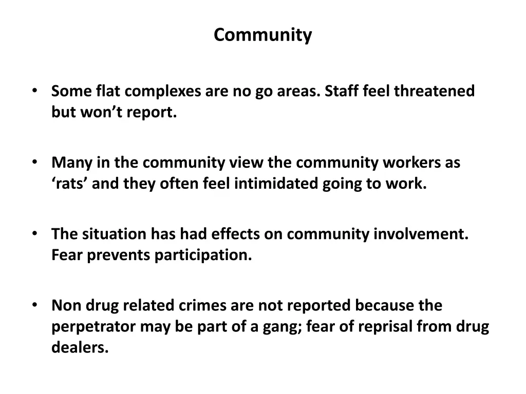 community