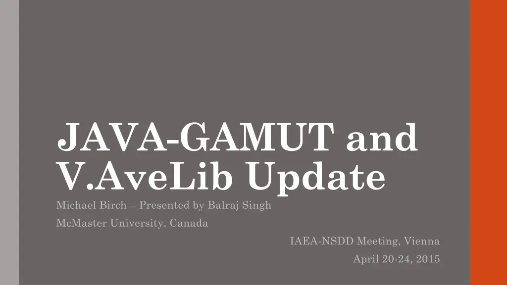 java gamut and v avelib update michael birch