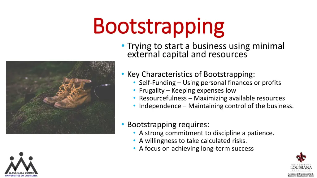 bootstrapping bootstrapping trying to start