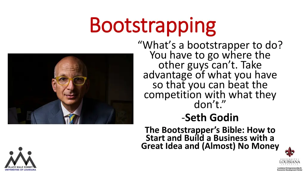 bootstrapping bootstrapping what s a bootstrapper
