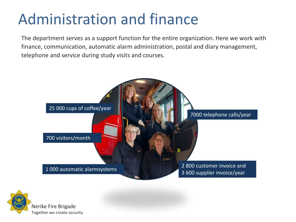 administration and finance