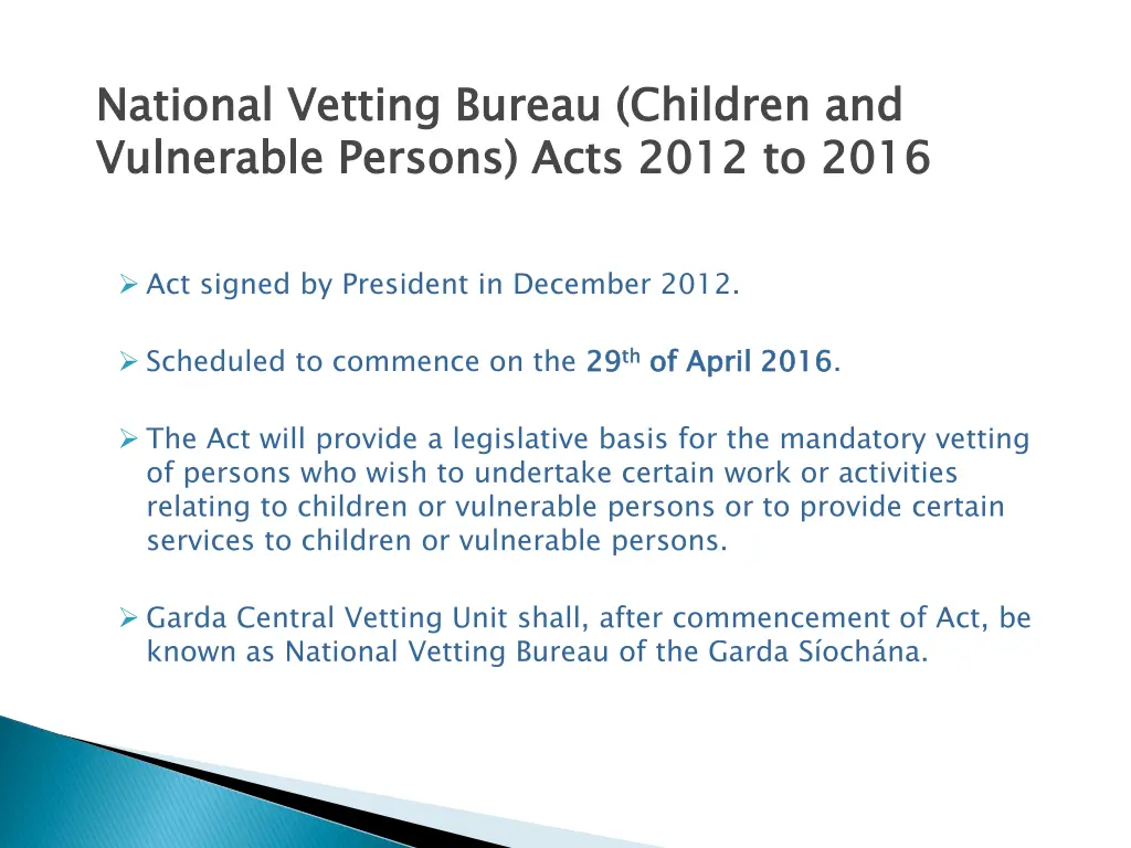 national vetting bureau children and vulnerable