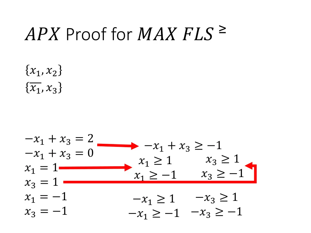 proof for 1