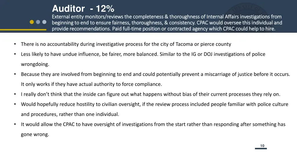 auditor 12 external entity external entity