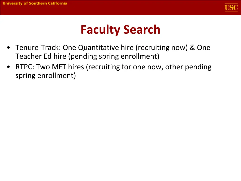 faculty search