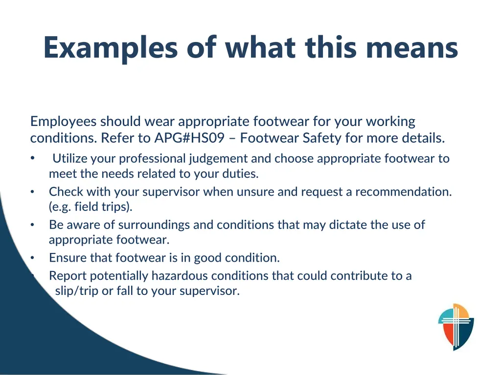 examples of what this means