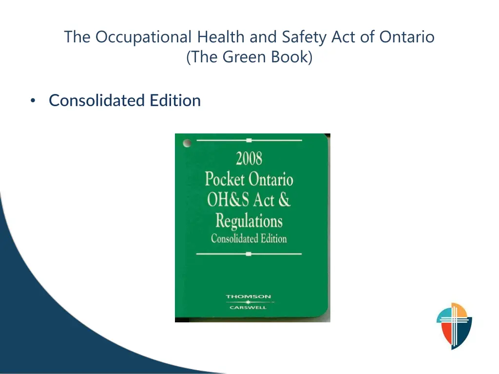 the occupational health and safety act of ontario