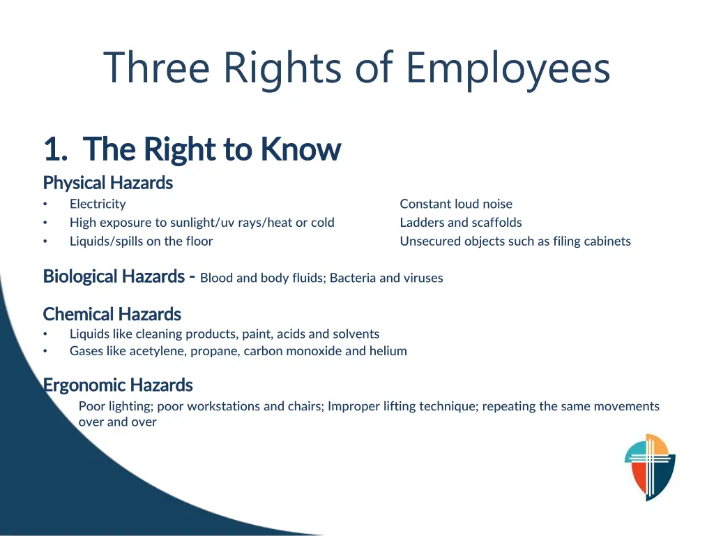 three rights of employees