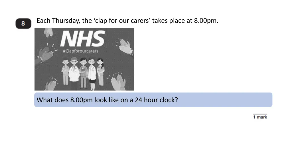 each thursday the clap for our carers takes place