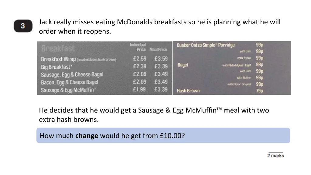 jack really misses eating mcdonalds breakfasts
