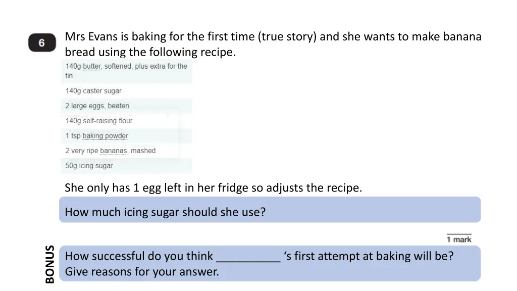 mrs evans is baking for the first time true story