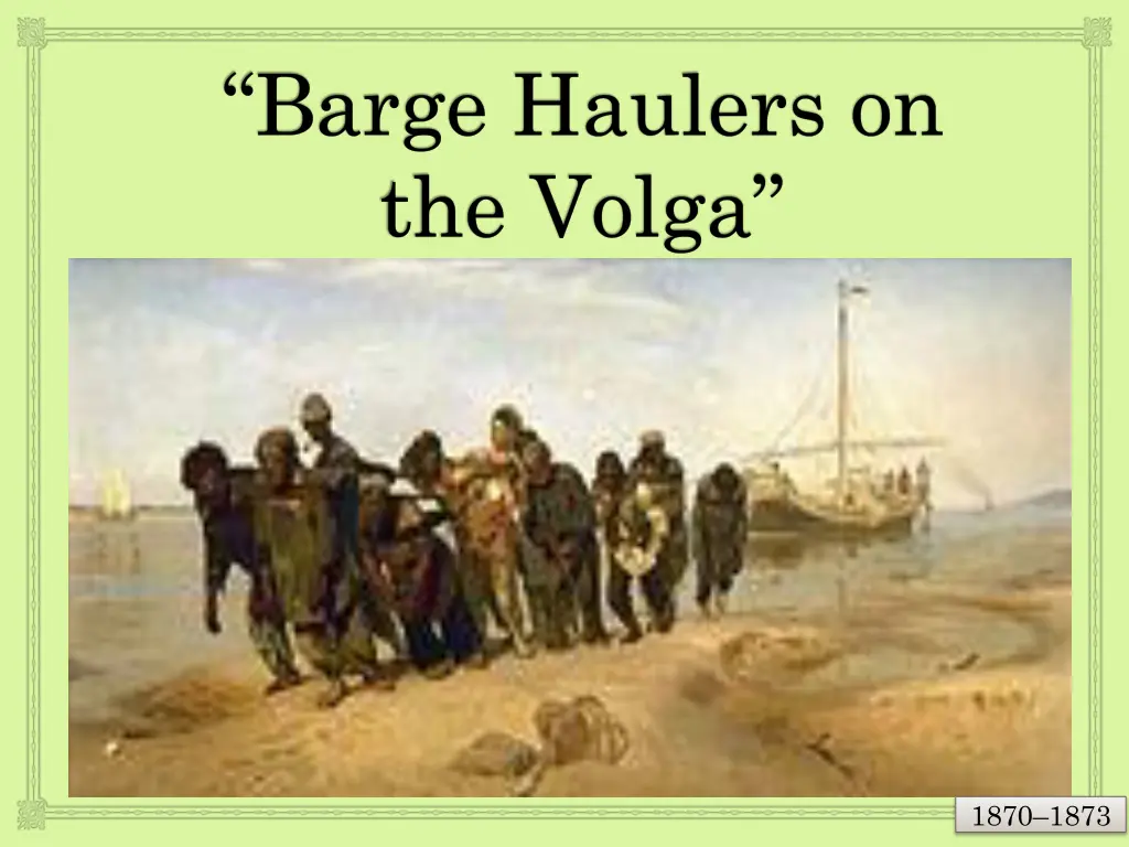 barge haulers on the volga