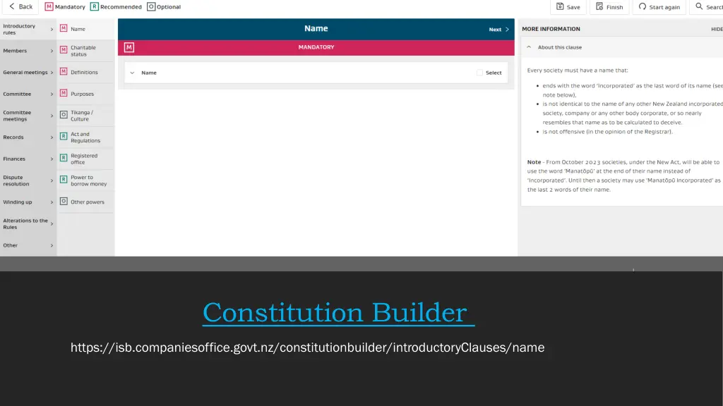constitution builder