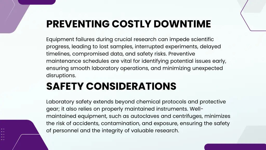 preventing costly downtime