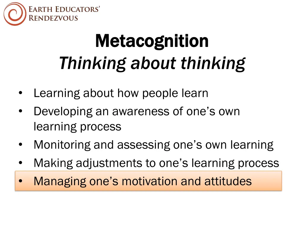 metacognition metacognition thinking about