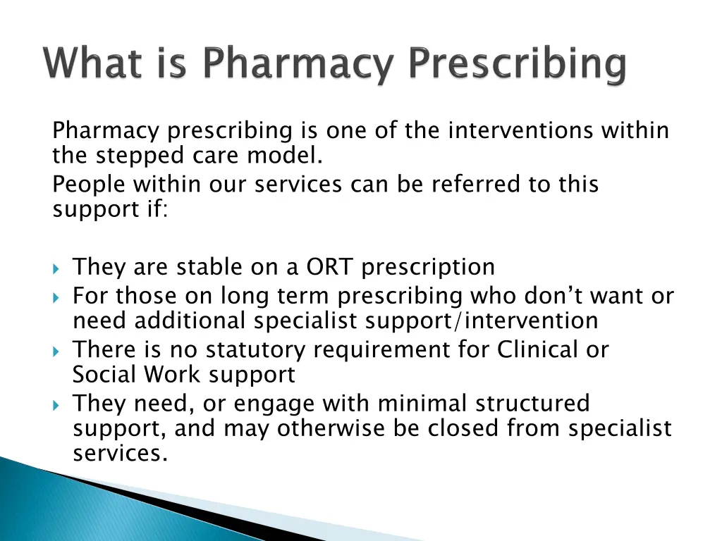 pharmacy prescribing is one of the interventions