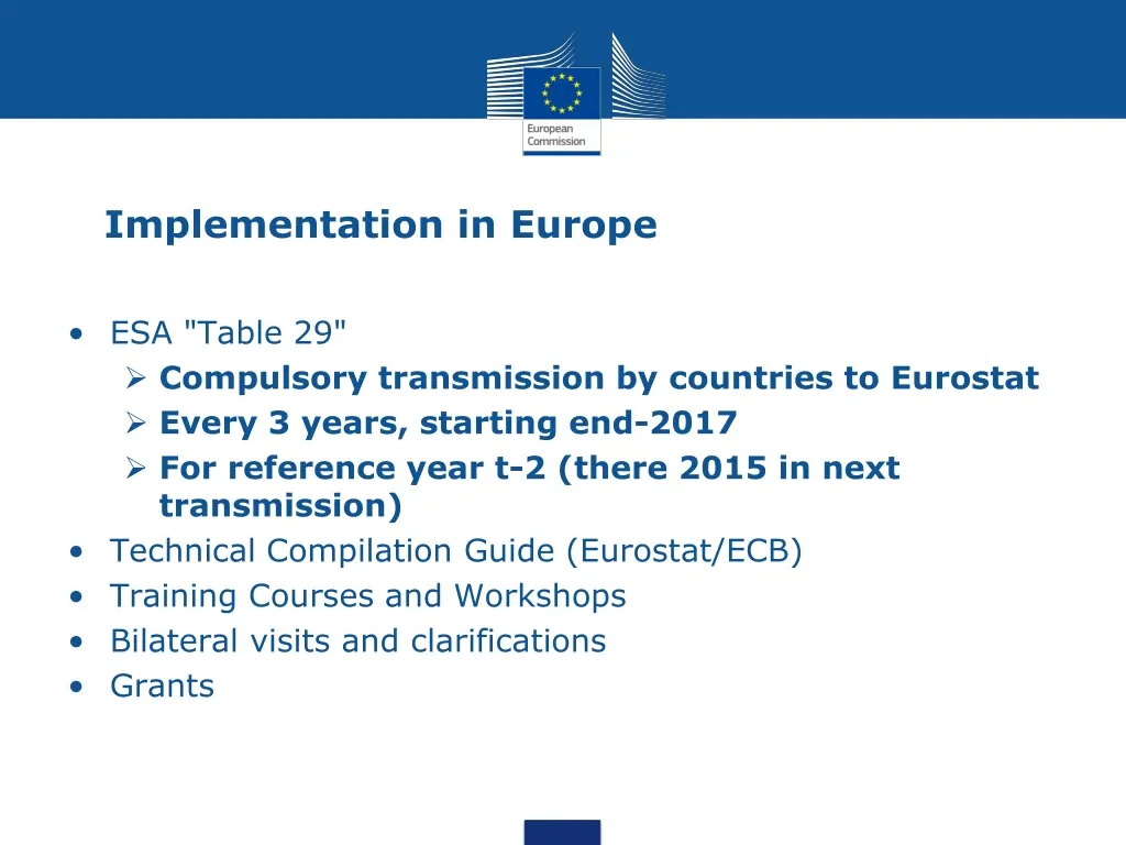 implementation in europe