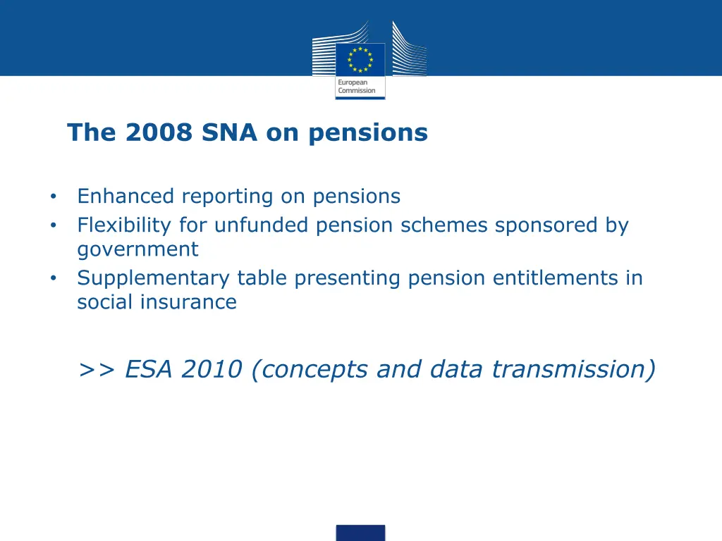 the 2008 sna on pensions