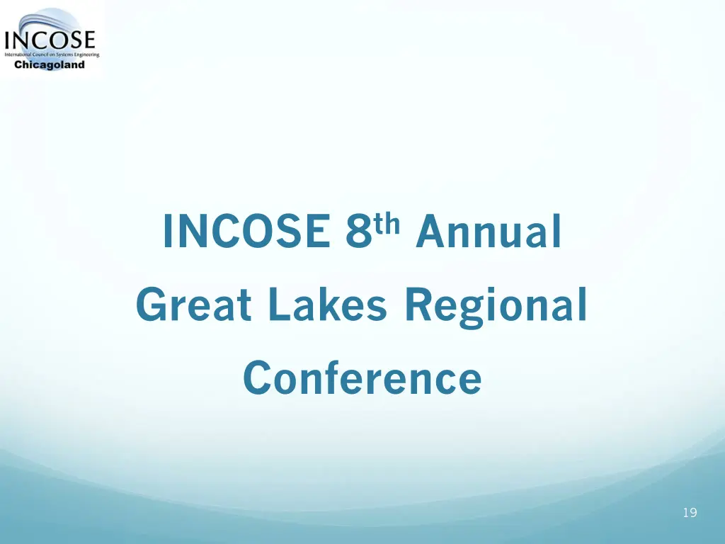 incose 8 th annual great lakes regional conference