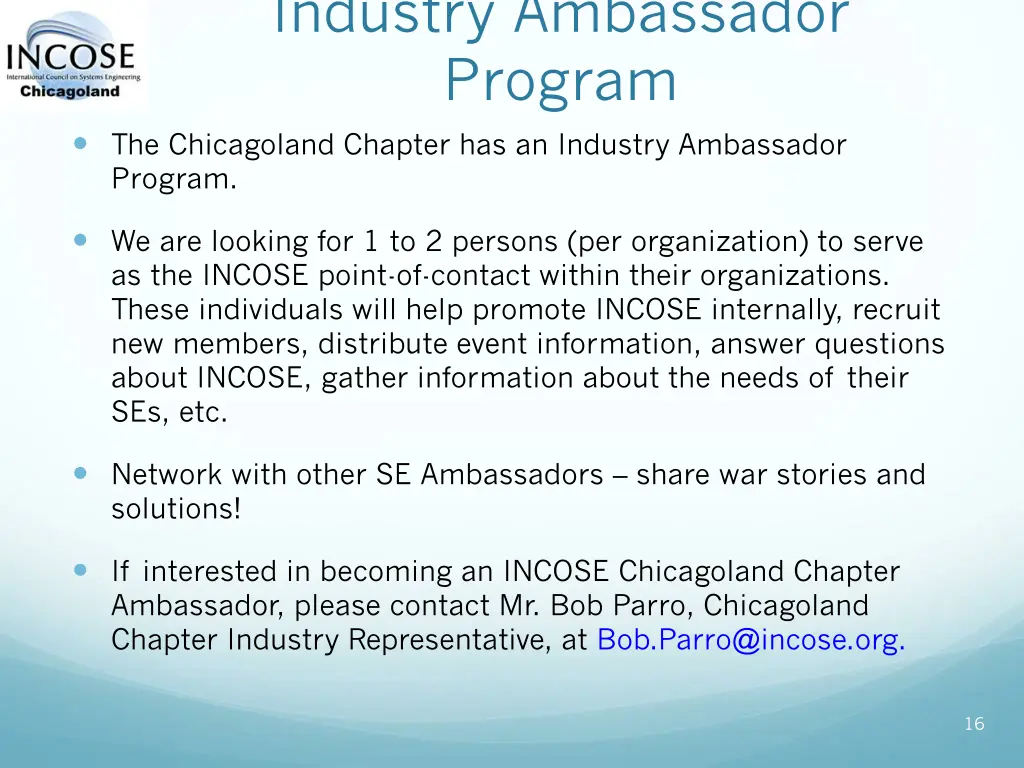 industry ambassador program 1