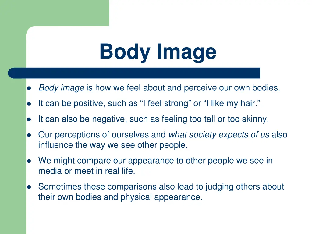 body image