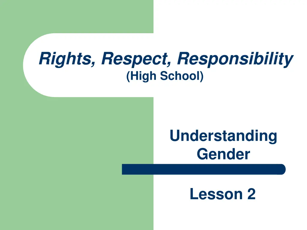 rights respect responsibility high school