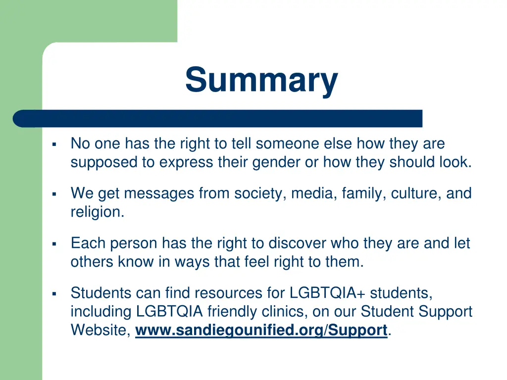 summary