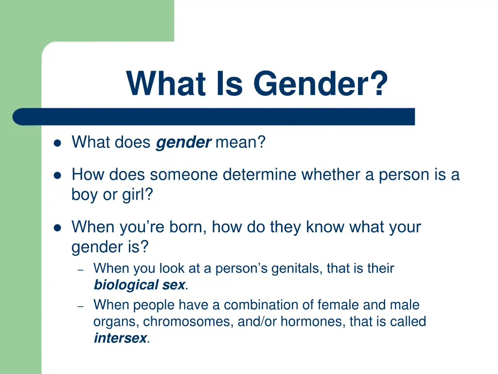 what is gender