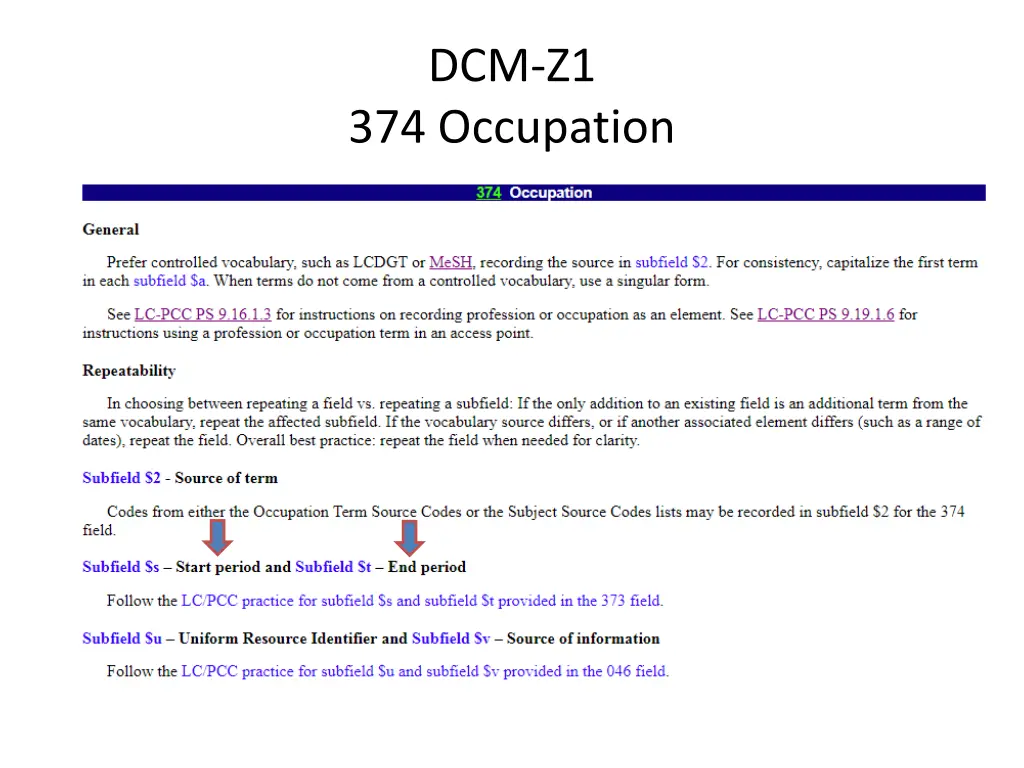 dcm z1 374 occupation
