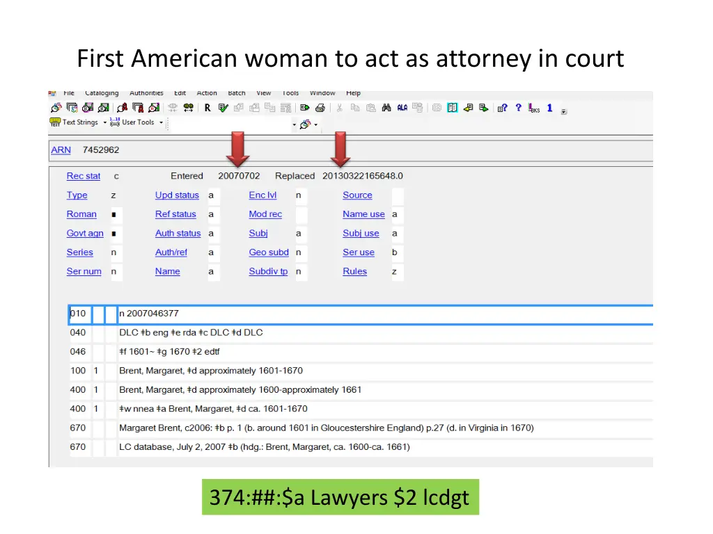 first american woman to act as attorney in court