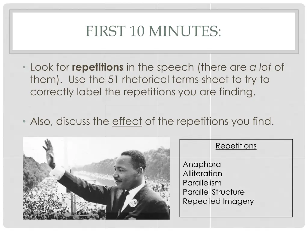 first 10 minutes