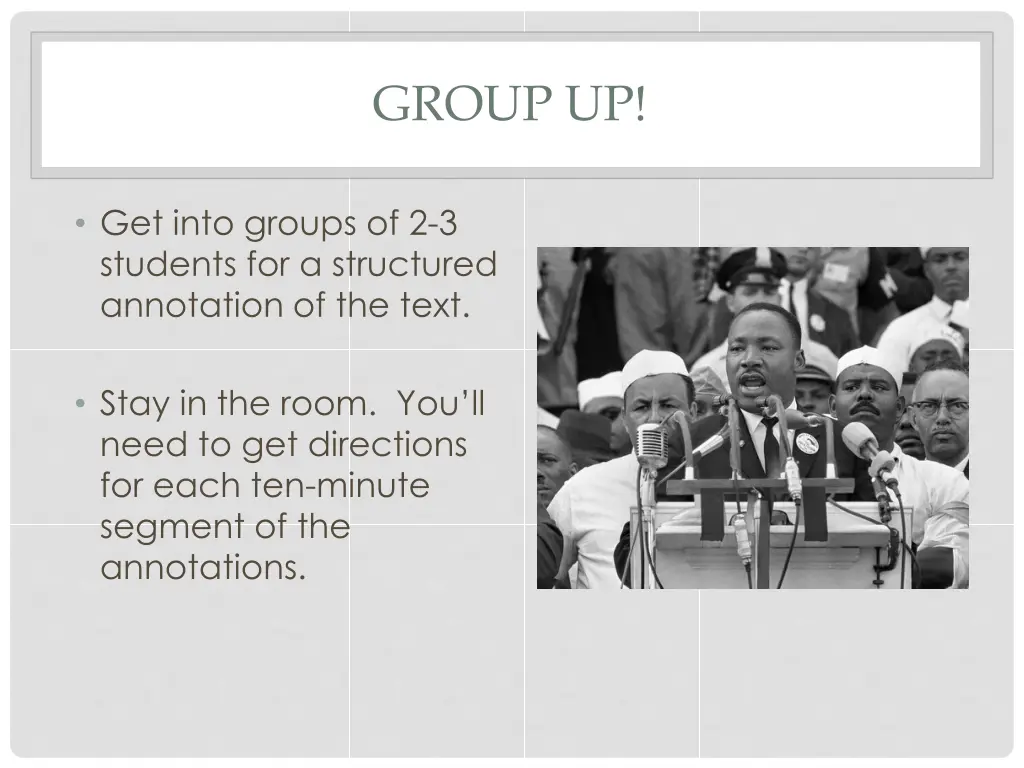 group up
