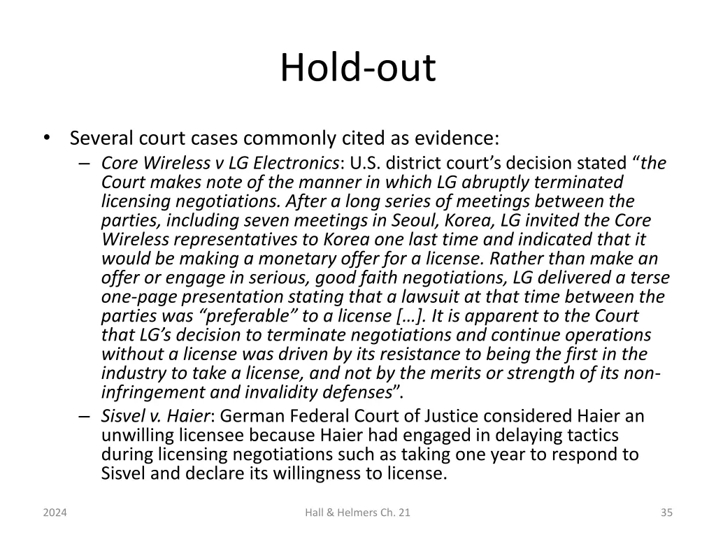 hold out 2