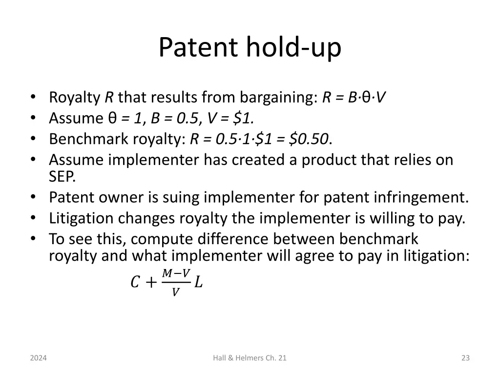 patent hold up 1