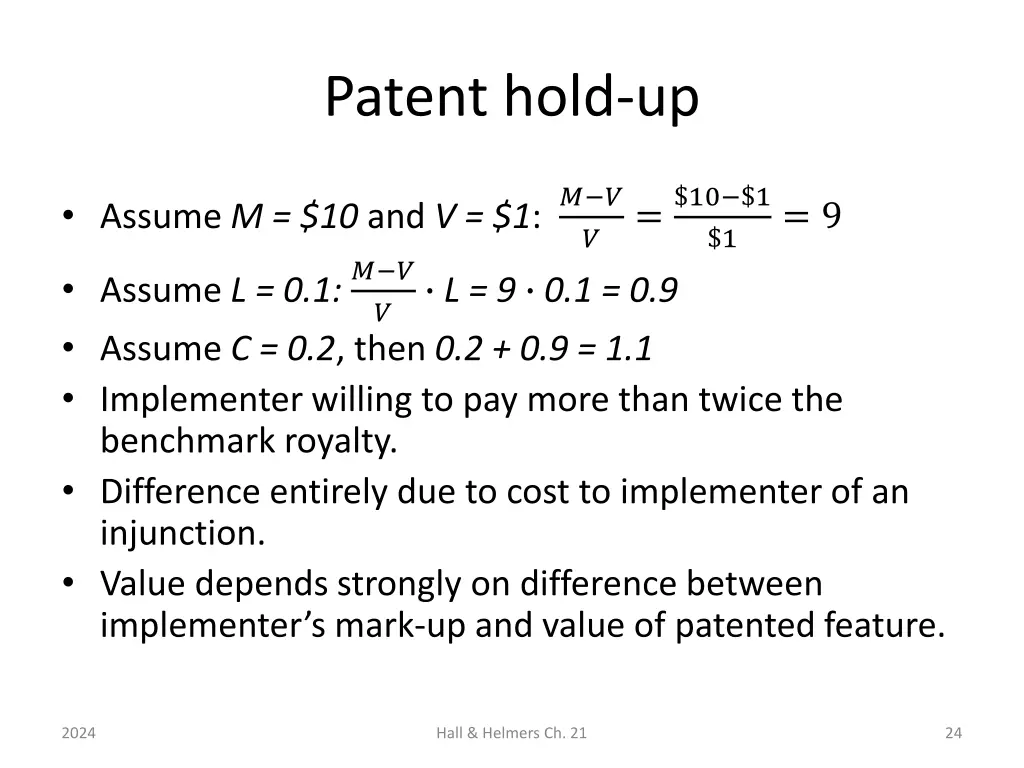 patent hold up 2