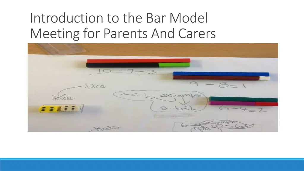 introduction to the bar model meeting for parents