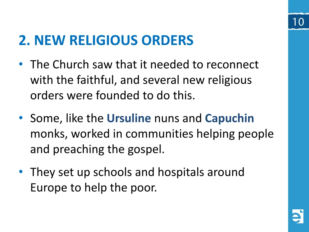 2 new religious orders