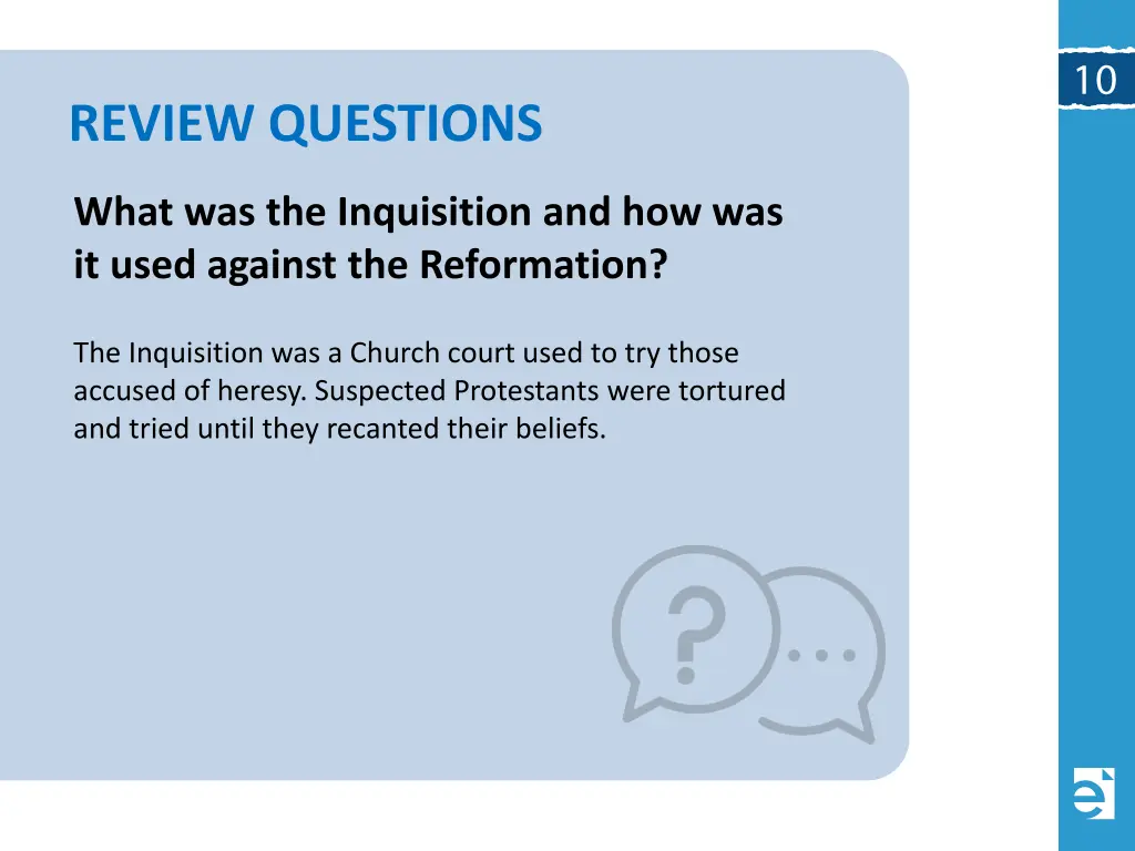 review questions