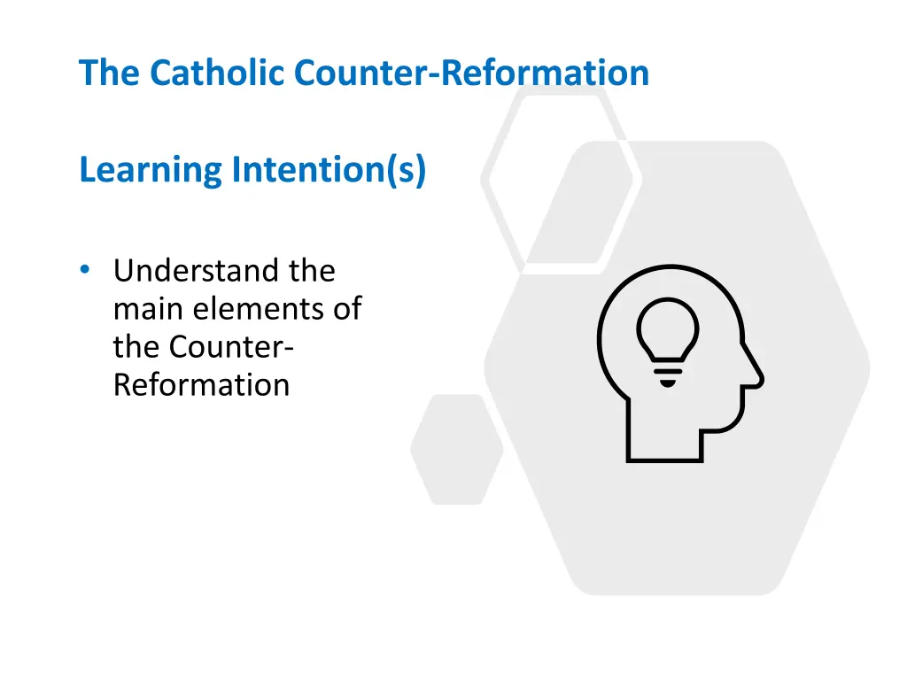 the catholic counter reformation