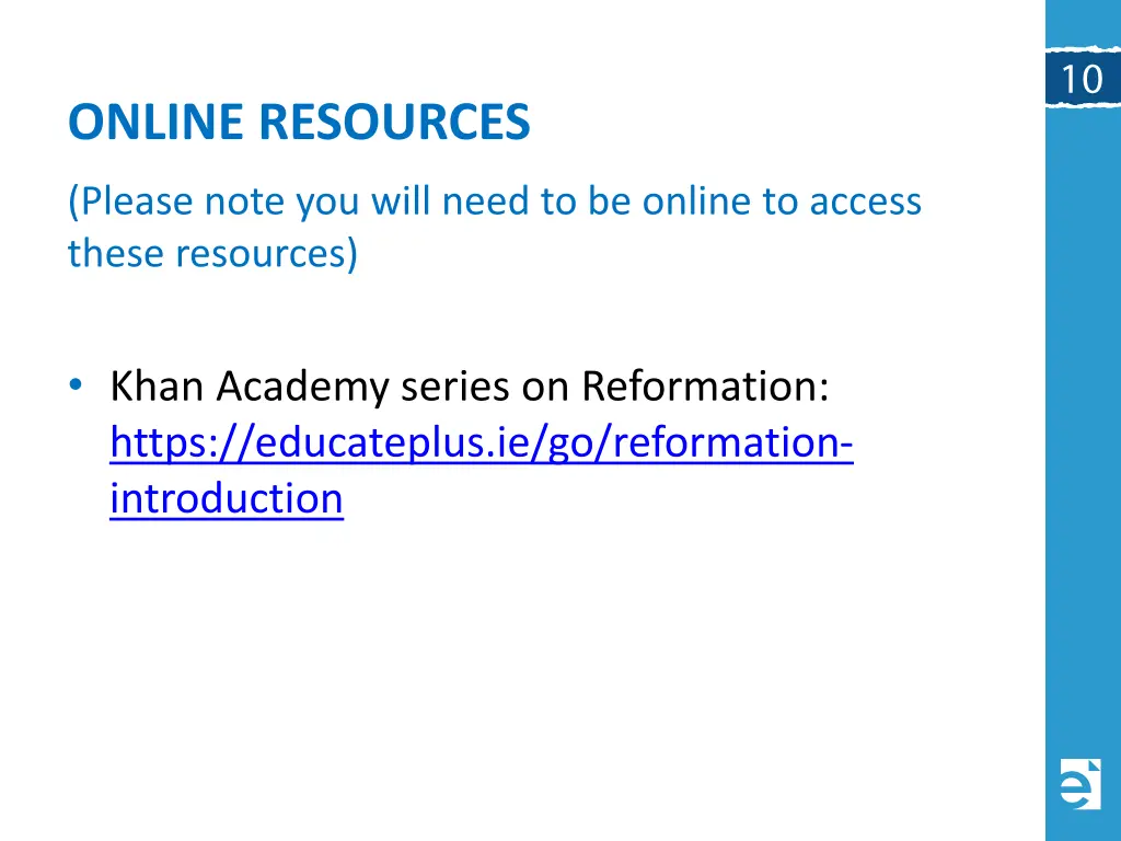 online resources