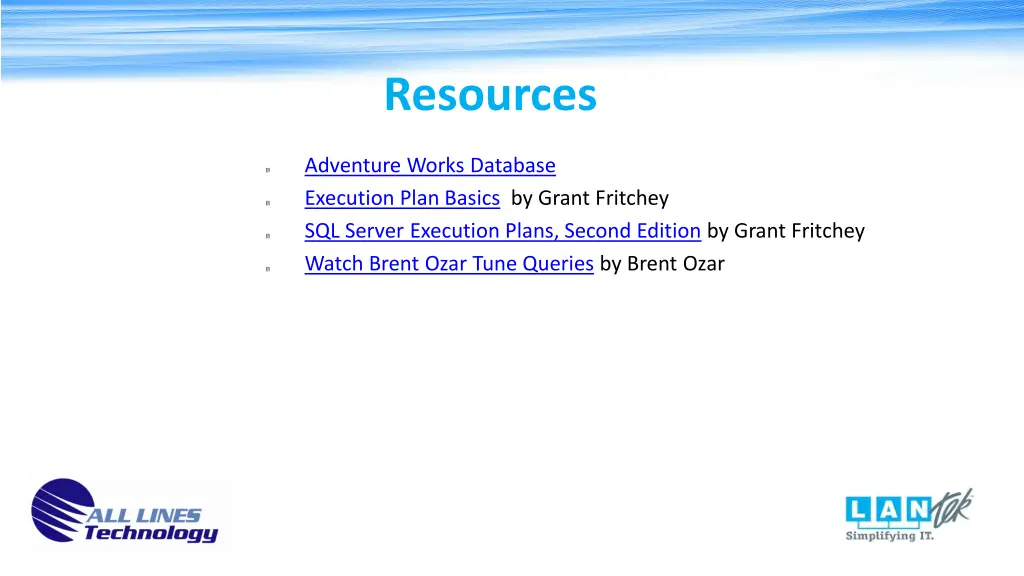 resources