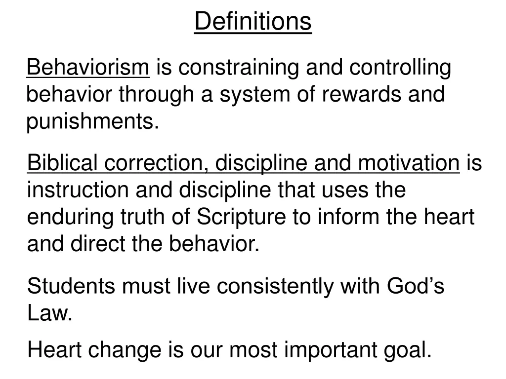 definitions