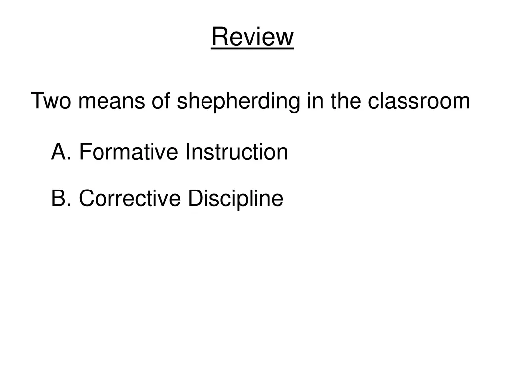 review