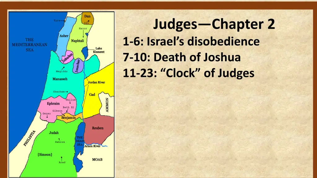 judges chapter 2 1 6 israel s disobedience