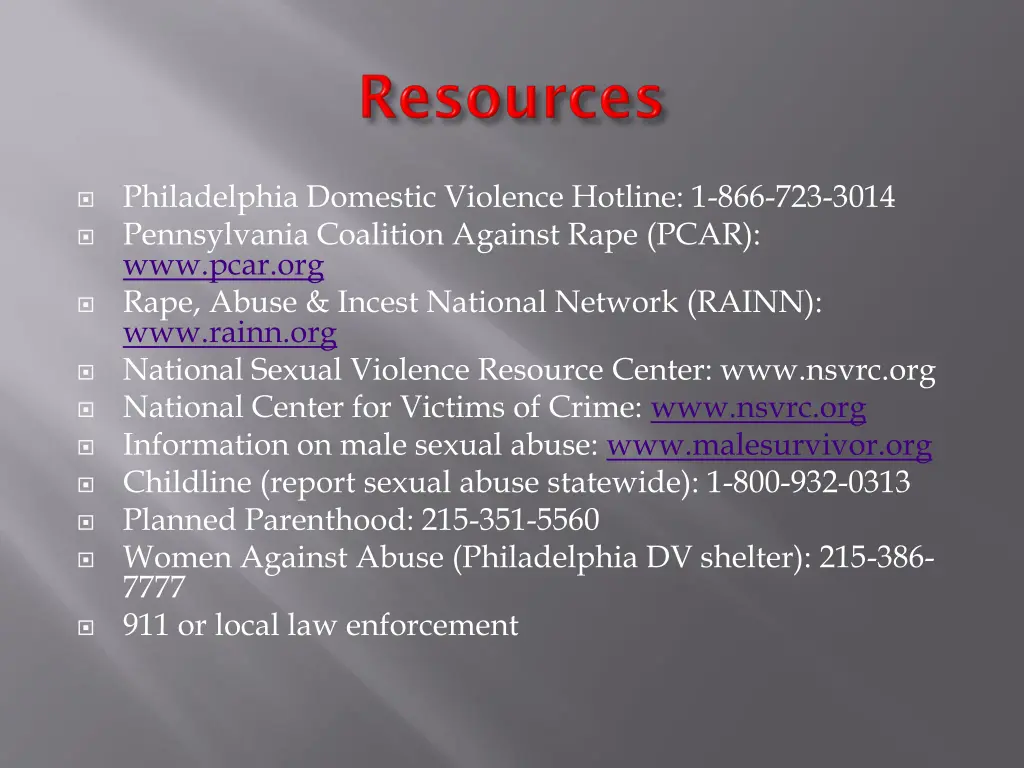 philadelphia domestic violence hotline