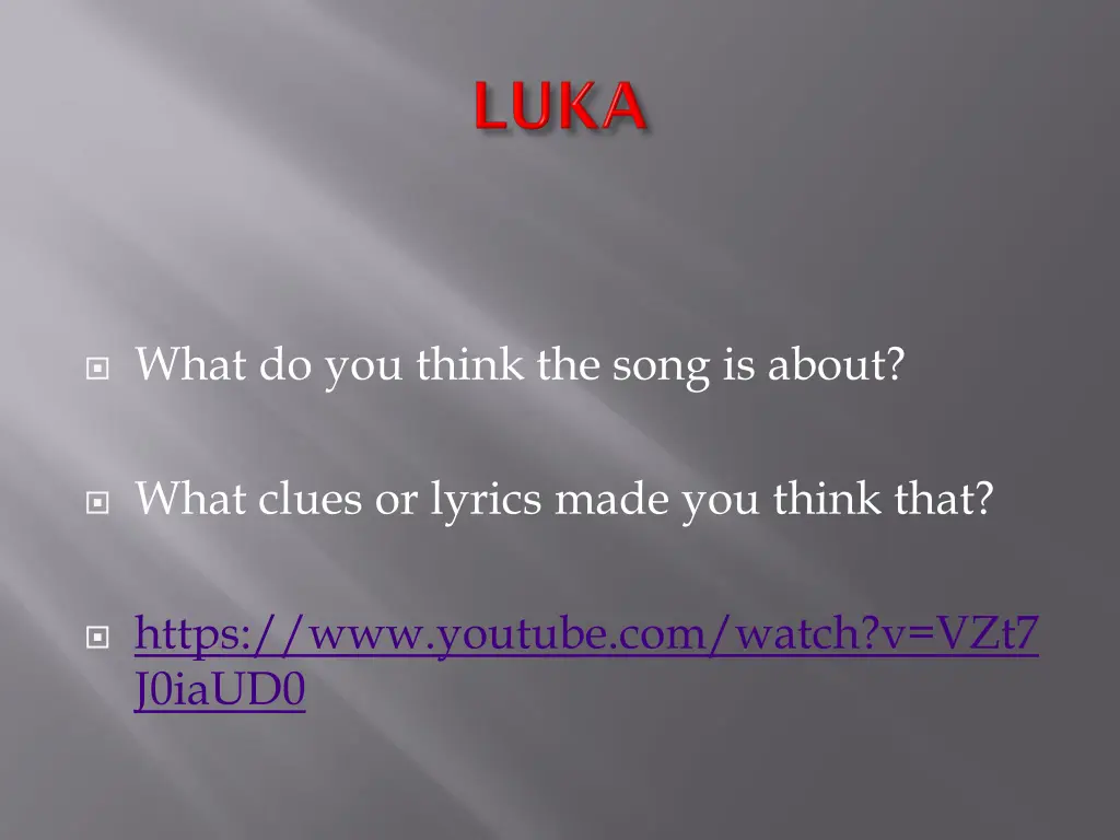 what do you think the song is about
