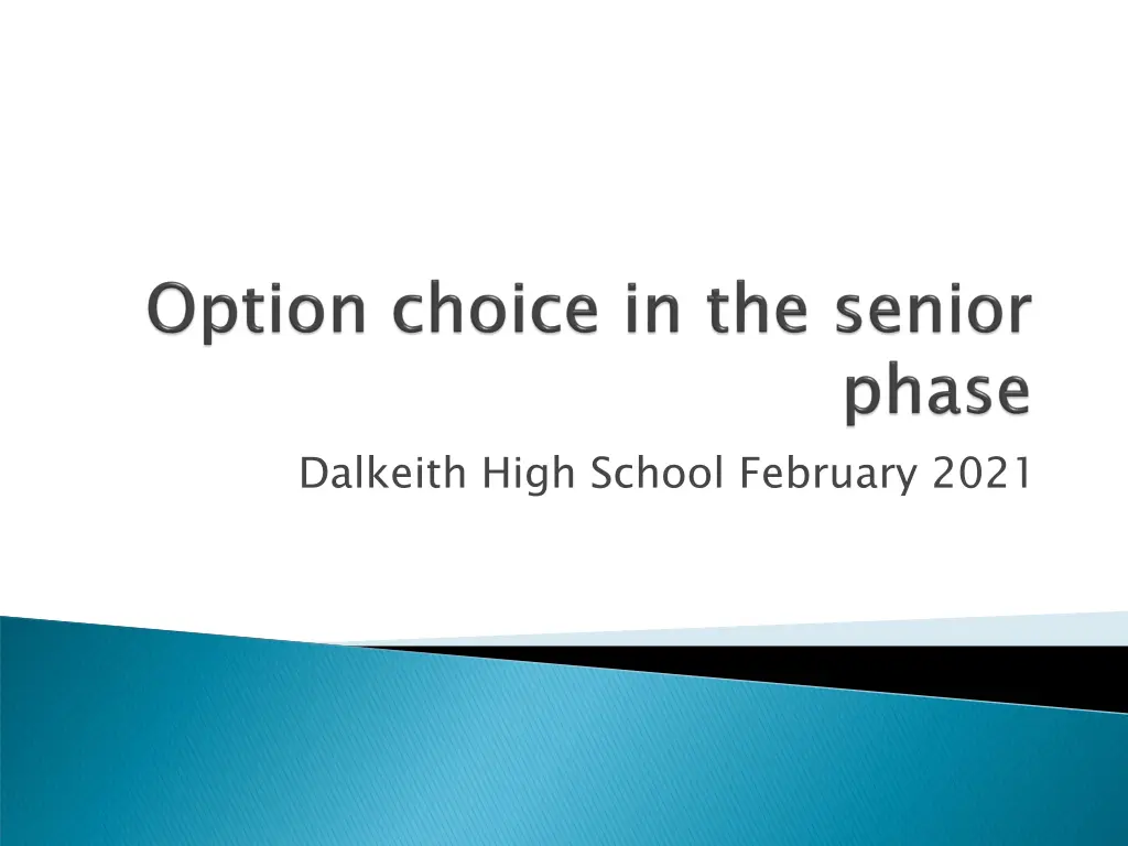 dalkeith high school february 2021